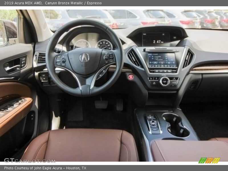 Dashboard of 2019 MDX AWD