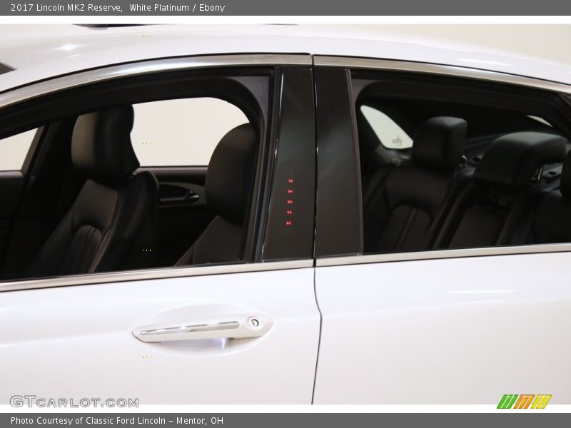 White Platinum / Ebony 2017 Lincoln MKZ Reserve