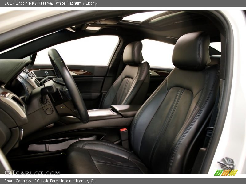 White Platinum / Ebony 2017 Lincoln MKZ Reserve