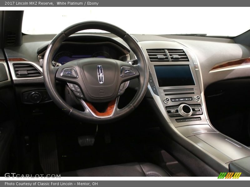 White Platinum / Ebony 2017 Lincoln MKZ Reserve