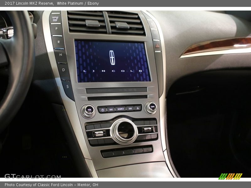 White Platinum / Ebony 2017 Lincoln MKZ Reserve