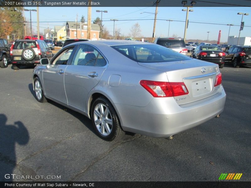 Tungsten Silver Metallic / Black 2007 Lexus ES 350