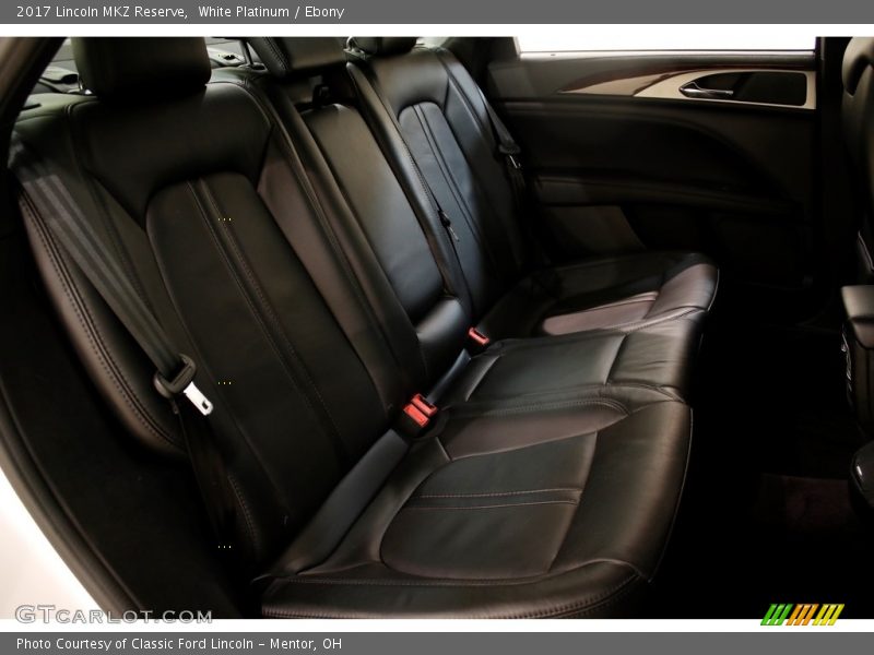 White Platinum / Ebony 2017 Lincoln MKZ Reserve