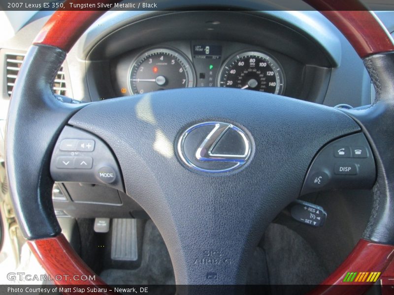 Tungsten Silver Metallic / Black 2007 Lexus ES 350