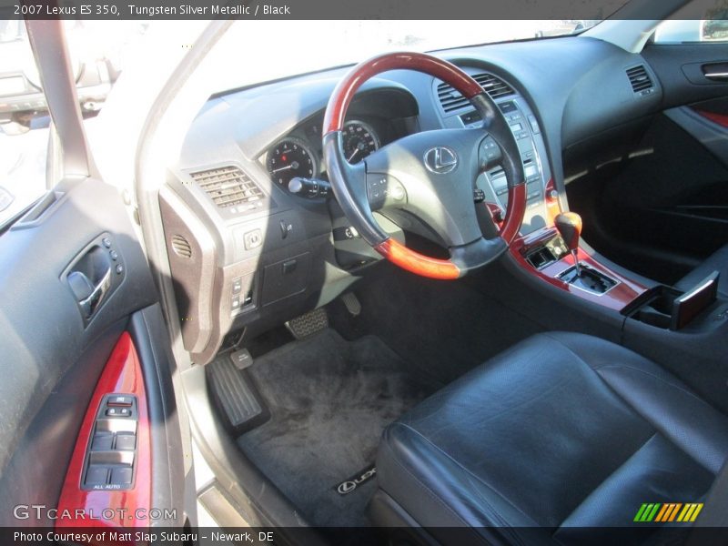 Tungsten Silver Metallic / Black 2007 Lexus ES 350