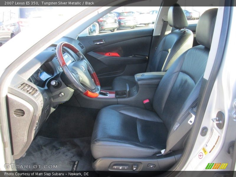 Tungsten Silver Metallic / Black 2007 Lexus ES 350