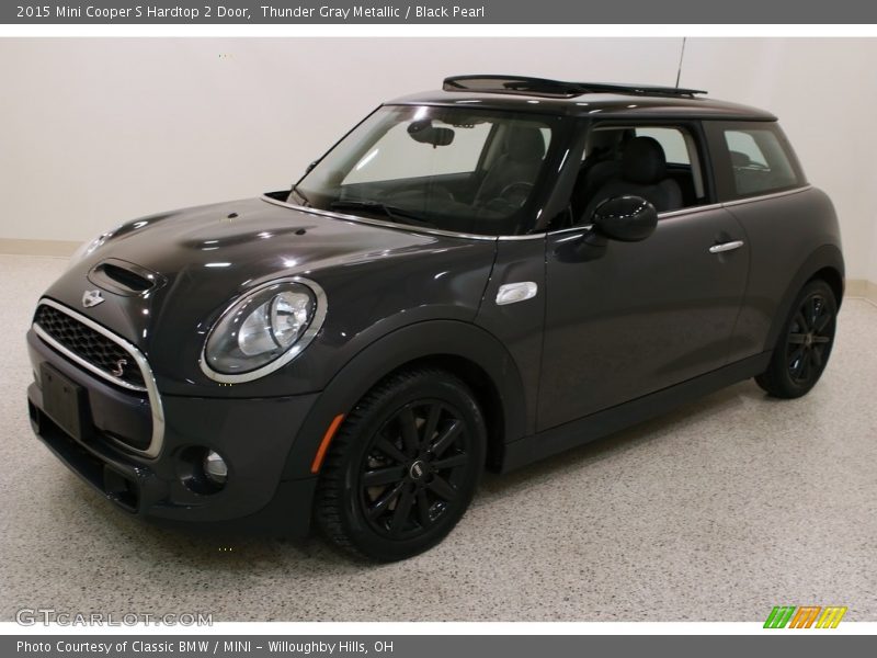 Thunder Gray Metallic / Black Pearl 2015 Mini Cooper S Hardtop 2 Door