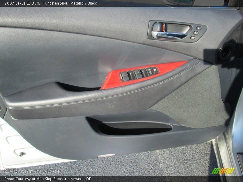 Tungsten Silver Metallic / Black 2007 Lexus ES 350