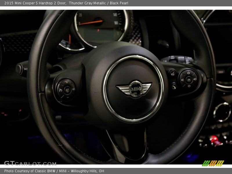 Thunder Gray Metallic / Black Pearl 2015 Mini Cooper S Hardtop 2 Door