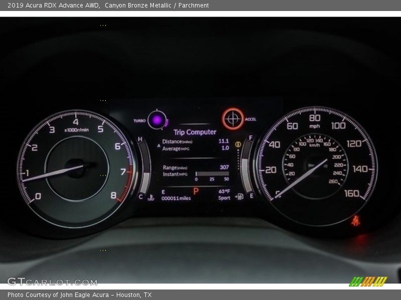 Canyon Bronze Metallic / Parchment 2019 Acura RDX Advance AWD