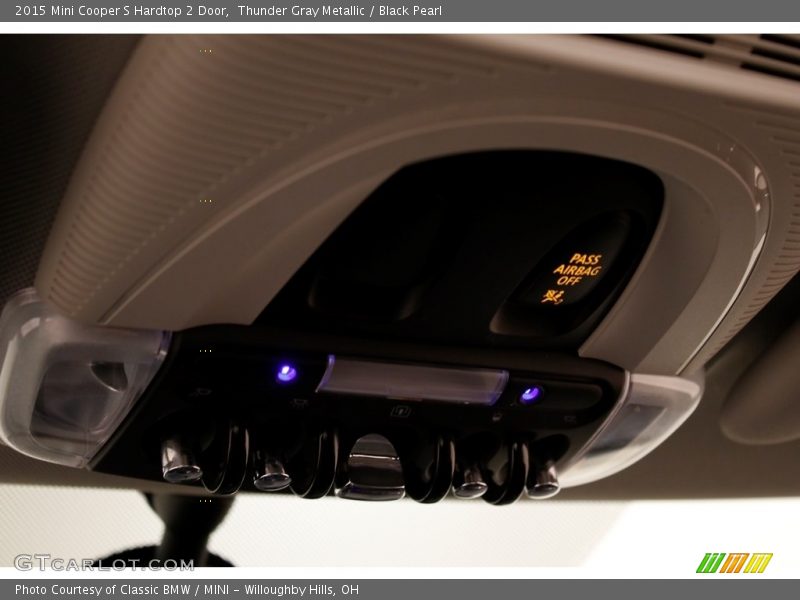 Thunder Gray Metallic / Black Pearl 2015 Mini Cooper S Hardtop 2 Door