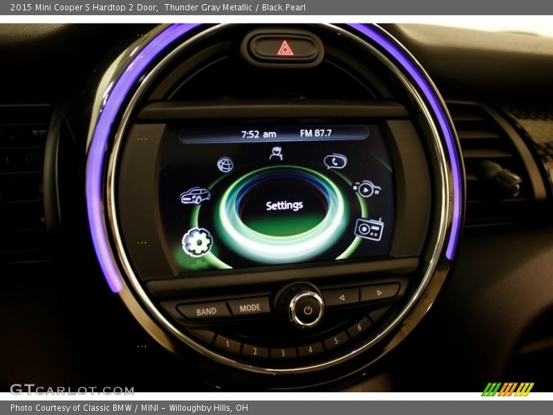 Thunder Gray Metallic / Black Pearl 2015 Mini Cooper S Hardtop 2 Door