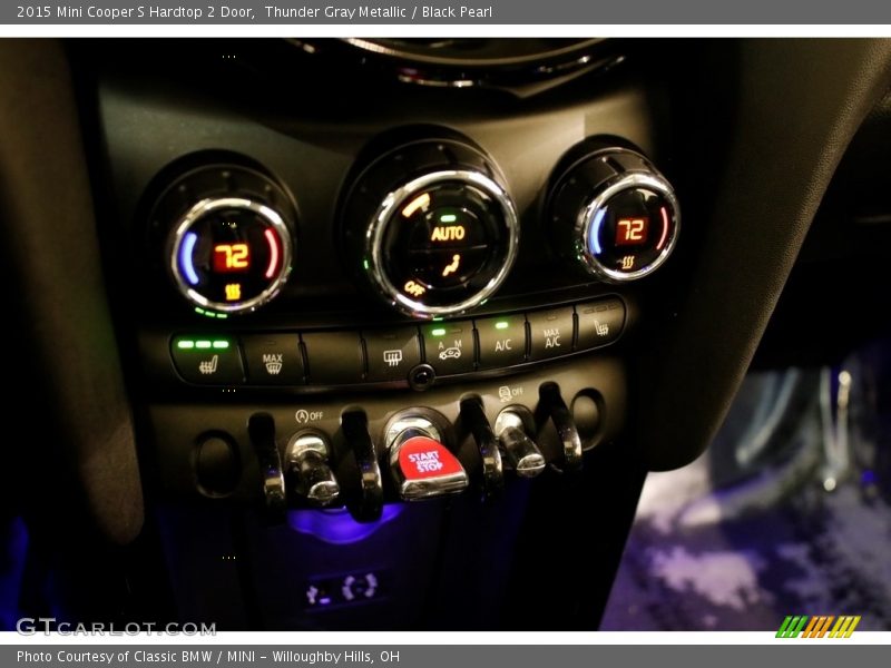 Thunder Gray Metallic / Black Pearl 2015 Mini Cooper S Hardtop 2 Door