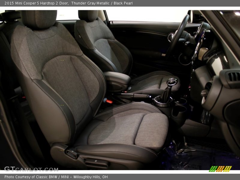 Thunder Gray Metallic / Black Pearl 2015 Mini Cooper S Hardtop 2 Door