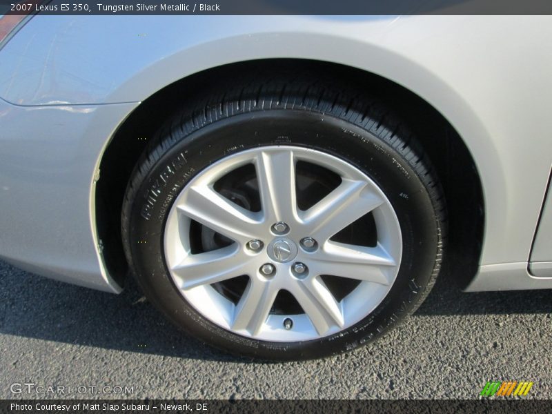 Tungsten Silver Metallic / Black 2007 Lexus ES 350