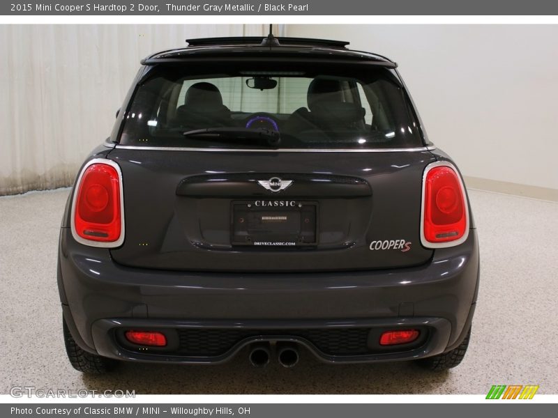 Thunder Gray Metallic / Black Pearl 2015 Mini Cooper S Hardtop 2 Door