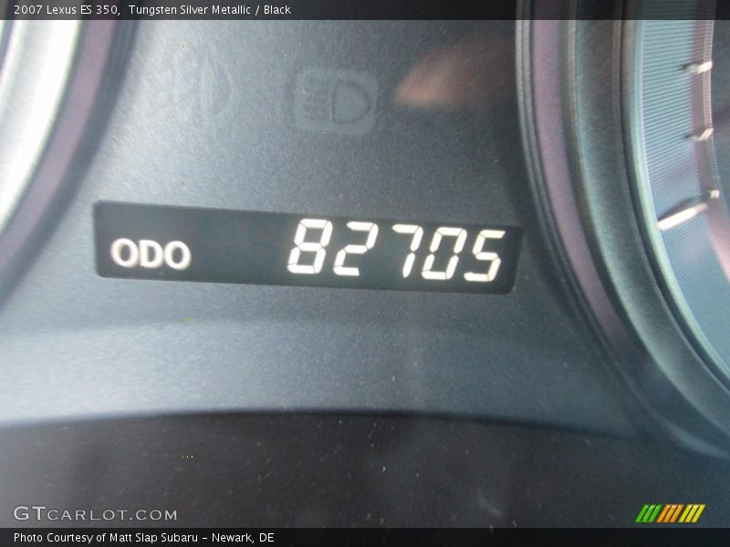 Tungsten Silver Metallic / Black 2007 Lexus ES 350