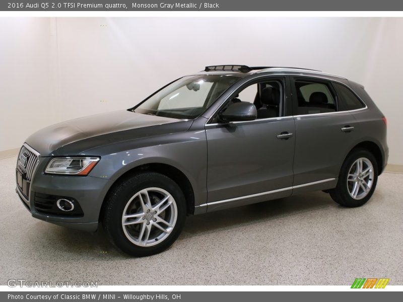 Monsoon Gray Metallic / Black 2016 Audi Q5 2.0 TFSI Premium quattro