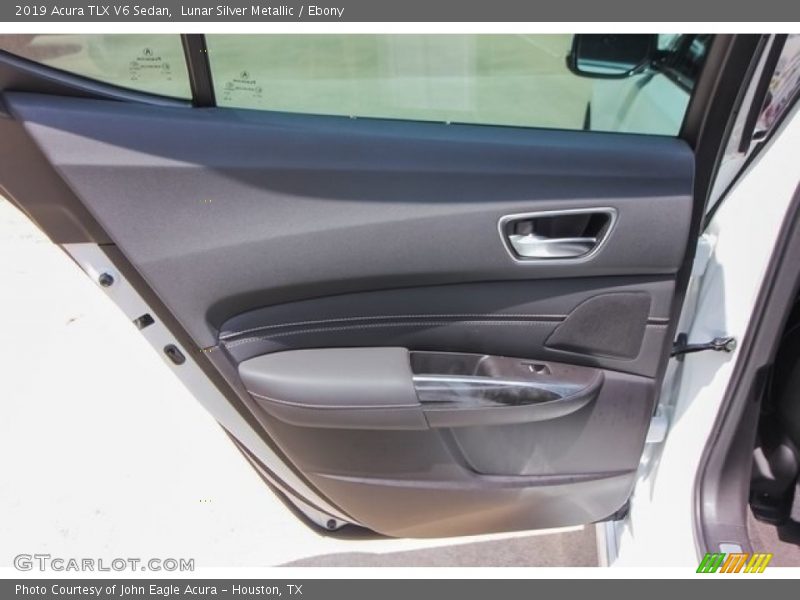 Lunar Silver Metallic / Ebony 2019 Acura TLX V6 Sedan