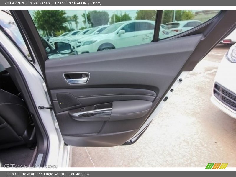 Lunar Silver Metallic / Ebony 2019 Acura TLX V6 Sedan