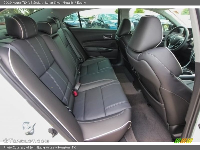 Lunar Silver Metallic / Ebony 2019 Acura TLX V6 Sedan