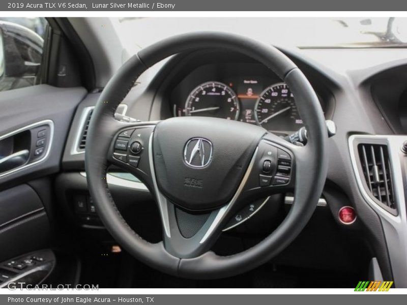 Lunar Silver Metallic / Ebony 2019 Acura TLX V6 Sedan