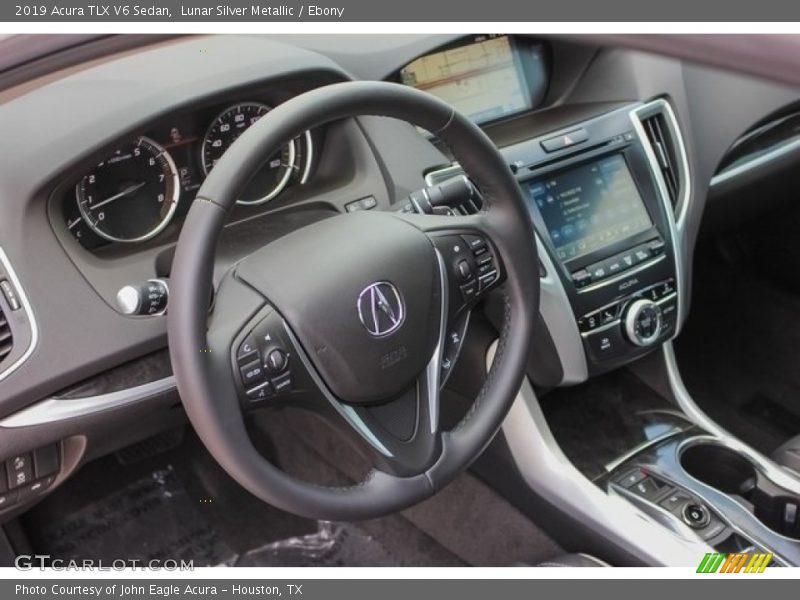 Lunar Silver Metallic / Ebony 2019 Acura TLX V6 Sedan