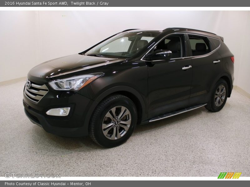 Twilight Black / Gray 2016 Hyundai Santa Fe Sport AWD