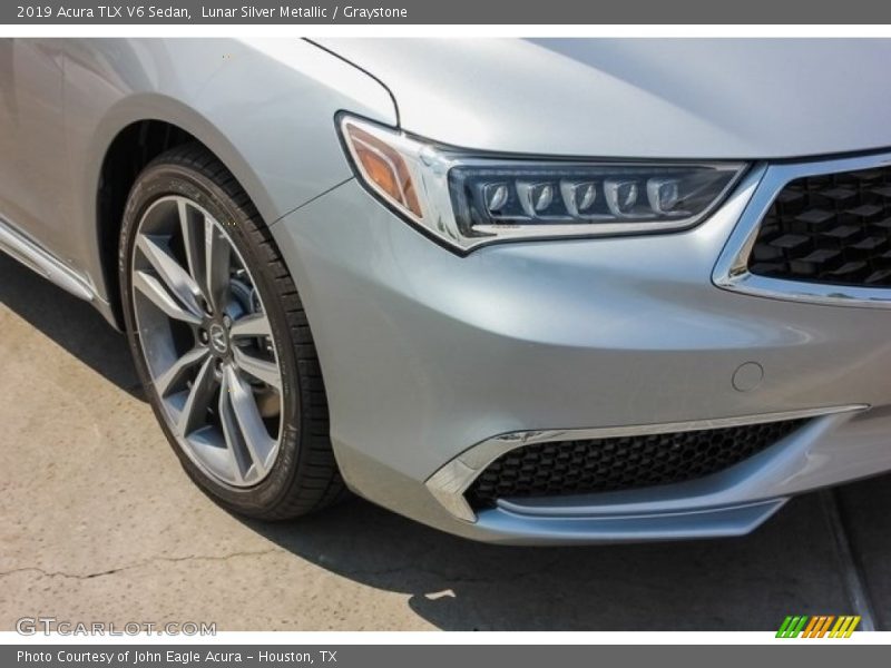 Lunar Silver Metallic / Graystone 2019 Acura TLX V6 Sedan