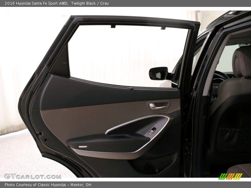 Twilight Black / Gray 2016 Hyundai Santa Fe Sport AWD