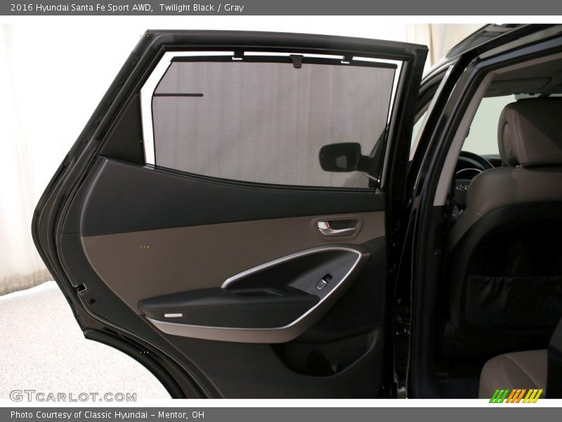 Twilight Black / Gray 2016 Hyundai Santa Fe Sport AWD