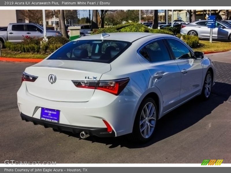 Platinum White Pearl / Ebony 2019 Acura ILX Acurawatch Plus