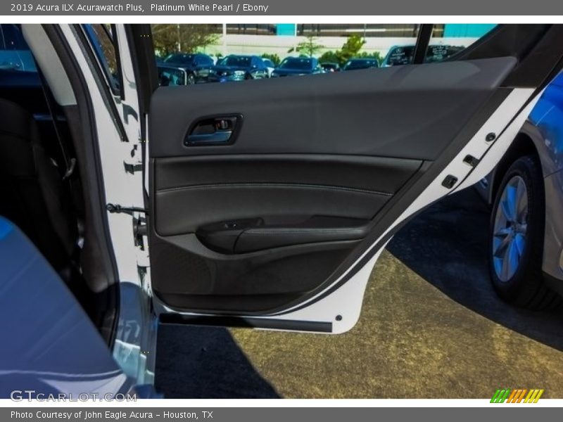 Platinum White Pearl / Ebony 2019 Acura ILX Acurawatch Plus