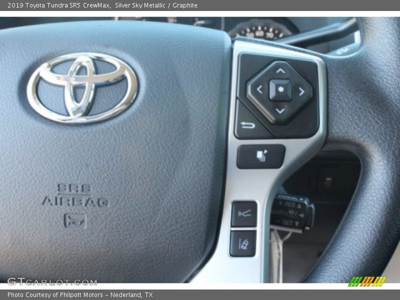 Silver Sky Metallic / Graphite 2019 Toyota Tundra SR5 CrewMax