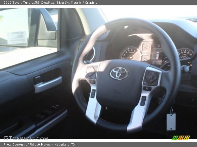 Silver Sky Metallic / Graphite 2019 Toyota Tundra SR5 CrewMax