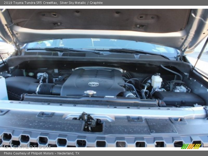 Silver Sky Metallic / Graphite 2019 Toyota Tundra SR5 CrewMax