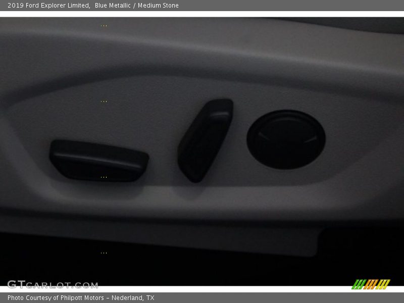 Blue Metallic / Medium Stone 2019 Ford Explorer Limited