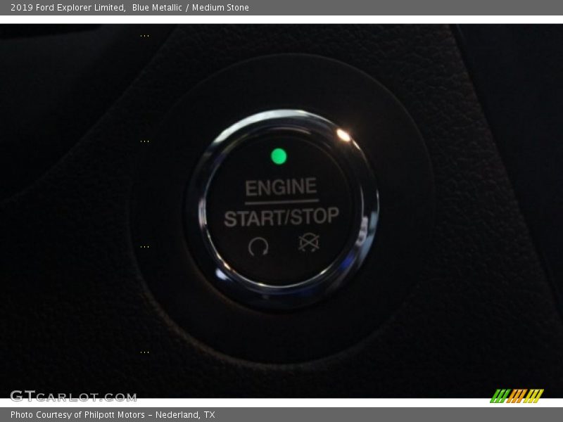 Blue Metallic / Medium Stone 2019 Ford Explorer Limited