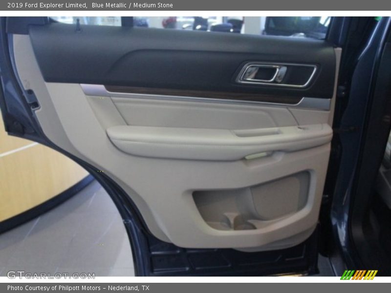 Blue Metallic / Medium Stone 2019 Ford Explorer Limited