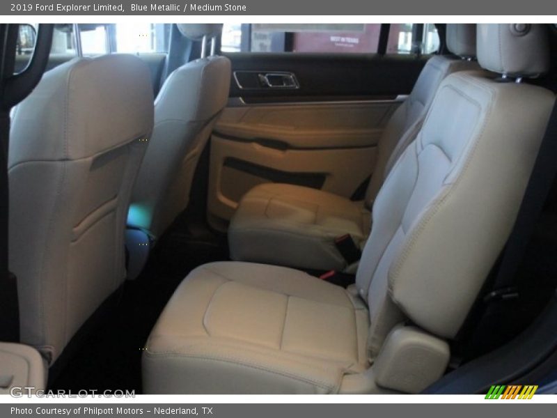 Blue Metallic / Medium Stone 2019 Ford Explorer Limited
