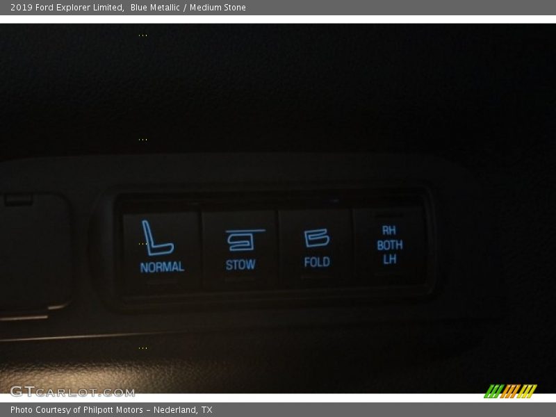 Blue Metallic / Medium Stone 2019 Ford Explorer Limited