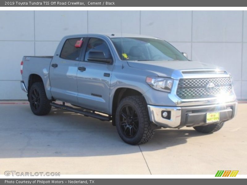 Cement / Black 2019 Toyota Tundra TSS Off Road CrewMax