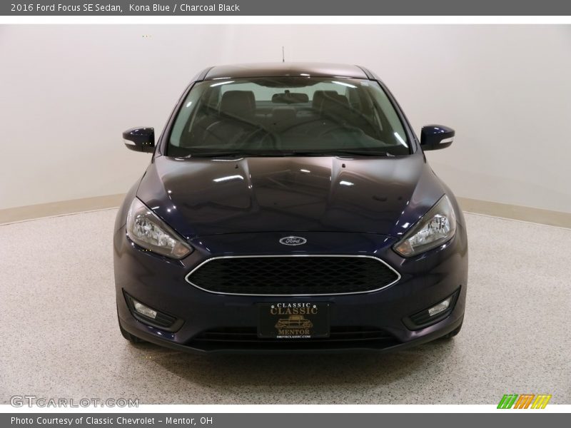 Kona Blue / Charcoal Black 2016 Ford Focus SE Sedan