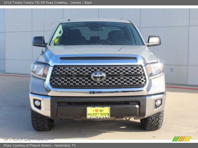 Cement / Black 2019 Toyota Tundra TSS Off Road CrewMax