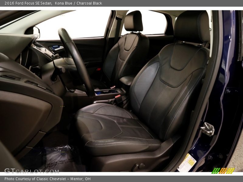 Kona Blue / Charcoal Black 2016 Ford Focus SE Sedan