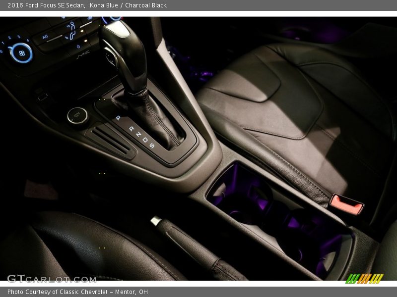 Kona Blue / Charcoal Black 2016 Ford Focus SE Sedan