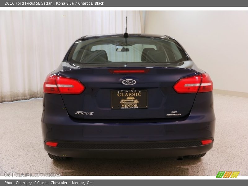 Kona Blue / Charcoal Black 2016 Ford Focus SE Sedan