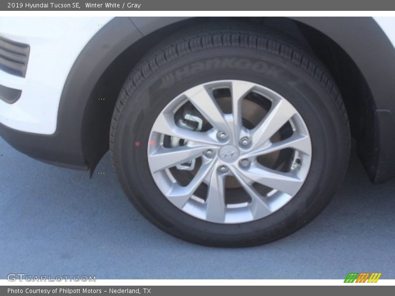 Winter White / Gray 2019 Hyundai Tucson SE