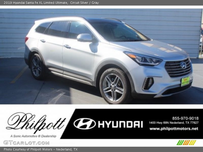 Circuit Silver / Gray 2019 Hyundai Santa Fe XL Limited Ultimate