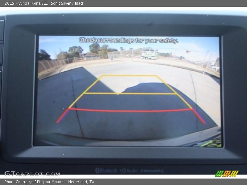 Sonic Silver / Black 2019 Hyundai Kona SEL